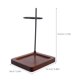 thumbnail image 5 of Soporte para gotero de café: Base de madera, alambre de metal, soporte manual para filtro de café, estación para cafetería, encimera de cocina, apertura de 7,3 cm., 5 of 6