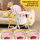 thumbnail image 3 of Silla Alta para Bebé FAHKNS 6 en 1 Plegable y Ajustable Rosa, 3 of 7