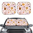 thumbnail image 2 of Easygdp Cute Dog for 2 PCS Foldable Car Sun Shade Front Windshield Sun Protection Cover for Car, SUV, Truck-Small, 2 of 6
