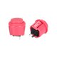 thumbnail image 4 of Interruptor de botón pulsador momentáneo redondo de 23 mm para juegos de arcade, color rosa, 6 piezas, 4 of 5