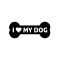 thumbnail image 3 of I Love My Dog Bone Graphic - Beautiful Solid Steel Home Decor Decorative Accent Metal Art Wall Sign, 3 of 3