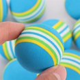 thumbnail image 3 of Pelotas de Golf de 12 Uds., pelota de esponja de espuma para práctica en interiores, pelota de ayuda para entrenamiento en interiores y exteriores con vuelo restringido elástico suave, azul, 3 of 5