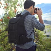 USA GEAR S17 Camera Backpack – Large DSLR & Drone Bag with Laptop Storage, Tripod Holder & Rain Cover