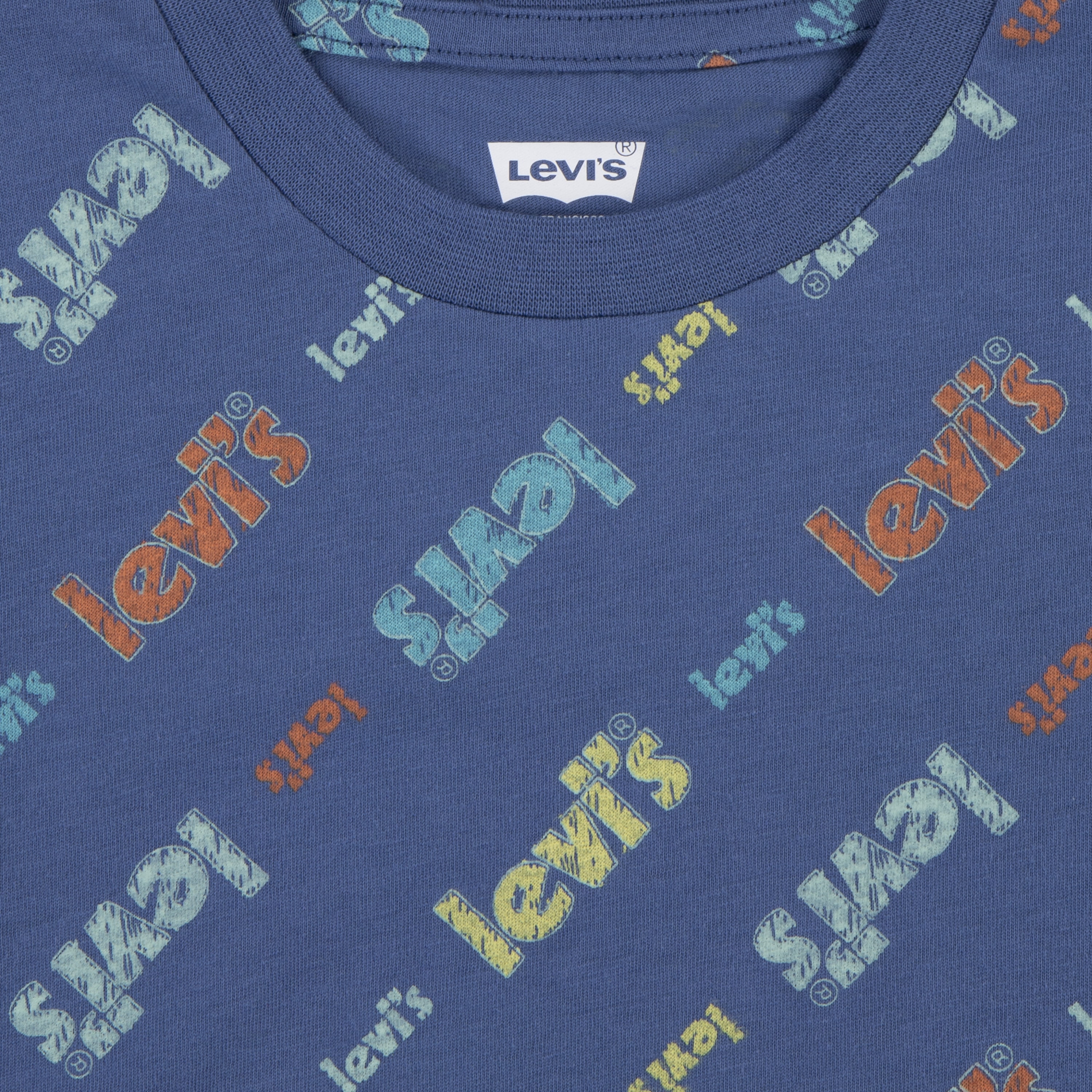 Levi's Toddler Boys Poster Logo Shortall Set, Sizes 2T-4T