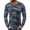 Dark Gray, variant on TIHLMK Fashion Men's Casual Slim Camouflage Printed Long Sleeve T Shirt Top Blouse