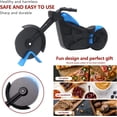 thumbnail image 1 of Pizza Cutter Motorcycle, Funny Pizza Cutter, Pizza Scooter Motorcycle, Stainless Steel Plastic Pizza Roller, Funny Kitchen Aids, Motorcycle Gifts for Men, for Christmas, Birthday Gifts (Blue), 1 of 8