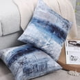 thumbnail image 4 of LALILO Beige and Grey Pillow Covers 16X16, Brown Abstract Art Decorative Throw Pillow Covers 2Pcs, 4 of 5