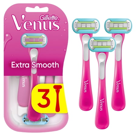 Gillette Venus Extra Smooth Disposable Women's Razors - 3 Count