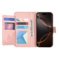 thumbnail image 4 of Flip Case for FOXDOCK Samsung Galaxy A16 Wallet Function Floral Embossed Gift Choice Full Protection Kickstand Viewing, 4 of 6