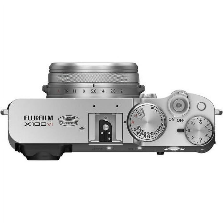 FUJIFILM X100VI Digital Camera (Silver) (16821822) + 64GB Card +