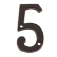 thumbnail image 4 of simhoa Chiffres de Maison 0-9 Hôtel Maison Porte Plaqué Métal Chiffres Signalisation Numéro d'Adresse 5, 4 of 8