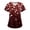 A-Deep Red#51223BB, variant on Fabrcox S-5XL Valentine Scrub Tops for Women Plus Size Love Heart Graphic Holiday Scrub Top for Woman V Neck Short Sleeve Nurse Uniforms with Pockets