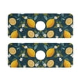thumbnail image 7 of Yayeee Faucet Mat for Kitchen Sink 14.7" Diatomite Long Splash Guard Pad, Green Lemons, 2 Pack, 7 of 7