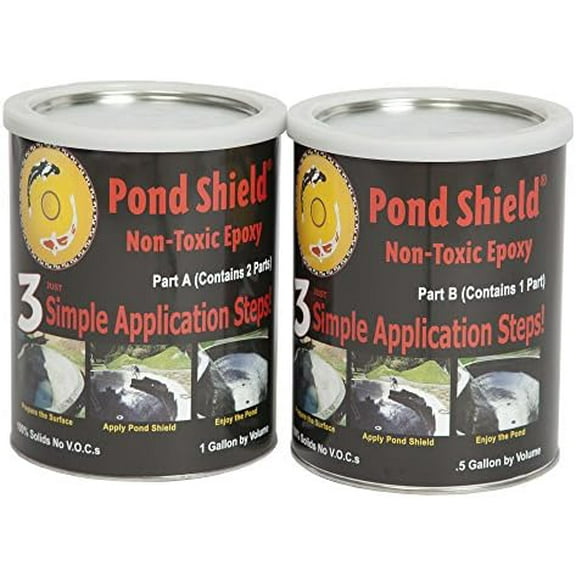 Pond Shield Epoxy 1-1/2 Gallon Kit - Black