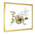 thumbnail image 2 of Designart 'Eucalyptus Branches With Anemone Bouquet Flower II' Traditional Framed Art Print, 2 of 4