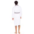 thumbnail image 6 of Skylinewears Men Robe Terry Cotton Robe Shawl Collar Bathrobe Spa Robes Housecoat Terry Toweling Sweat Steaming Clothes Sleepwear Shower Robe Gowns, 6 of 6