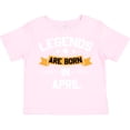 thumbnail image 3 of Inktastic Legends Are Born in April Boys or Girls Toddler T-Shirt, 3 of 5