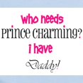 thumbnail image 2 of CafePress - Daddy's My Prince (Pink) Infant Bodysuit - Baby Light Bodysuit, Size Newborn - 24 Months, 2 of 4