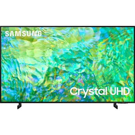 Open Box Samsung 55" Class Crystal UHD 4K CU8000 Series PurColor, Object Tracking Sound Lite, Q-Symphony, Motion Xcelerator, Ultra Slim, Solar Remote, Smart TV w/ Alexa Built-in (UN55CU8000, 2023)