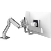 Open Box Ergotron HX Desk Dual Monitor Arm for 32" Monitors Polished Aluminum