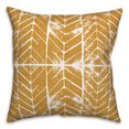 thumbnail image 2 of Creative Products Mustard Distressed Chevron Diamond 18x18 Indoor / Outdoor Pillow, 2 of 3