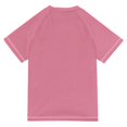 thumbnail image 6 of FORMRS Boys Rash Guard Short Sleeves Swim Shirt Quick Dry UPF 50+ Sun Protection, Sizes 3-12T, Pink Christmas House, 6 of 6