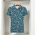thumbnail image 2 of Byoo Toddler Boys Summer Polo Shirt Camo Dinosaur All Over Print Golf Shirt Casual Short Sleeve Tee Tops, 2 of 4
