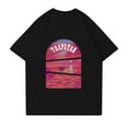 thumbnail image 3 of T-shirts pour Femmes Trapstar T-Shirt Imprimé pour Femmes Décontracté Graphique Junior Filles Manches Courtes tee-Shirt Original avec Col Rond(Noir, P), 3 of 3
