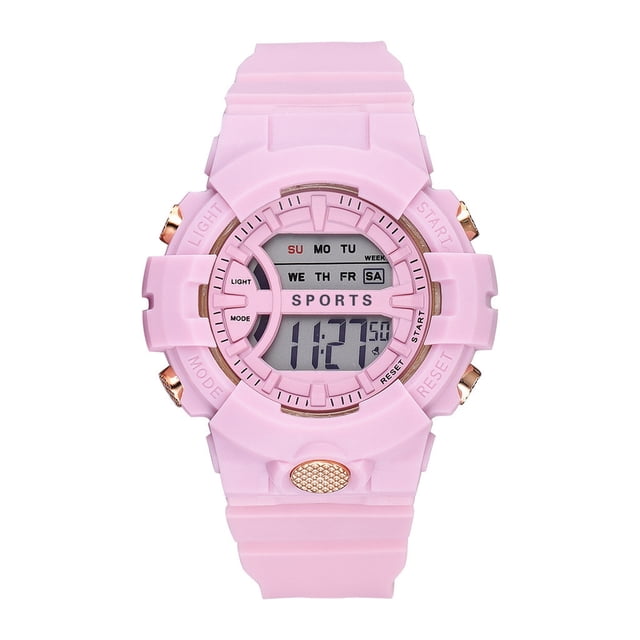 PVCS Fashion Multifunction Sports Watch Display Date Calendar Week Alarm Unisex Watch