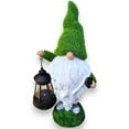 thumbnail image 2 of Aryellys 12-Inch Gnome Garden Statue, Weatherproof with Solar Lamp, Garden Statue, 2 of 8