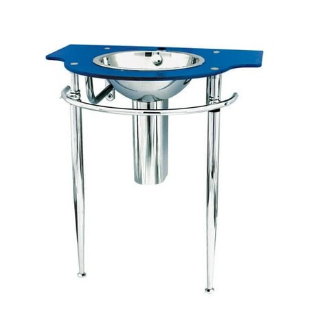 Decolav Pedestal Metal 33 Console Bathroom Sink Walmart Com