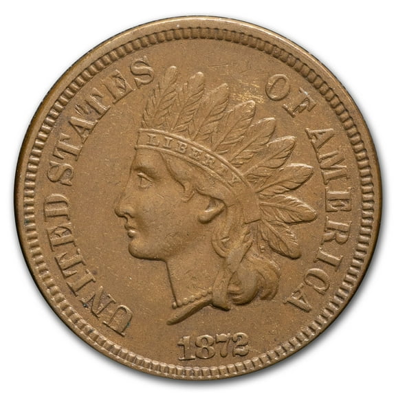 1872 Indian Head Cent BU