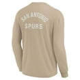 thumbnail image 3 of Unisex Fanatics Khaki San Antonio Spurs Elements Super Soft Long Sleeve T-Shirt, 3 of 3