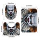 thumbnail image 3 of Payaso Pennywise Juego de 3 alfombras de baño de coral fleece: tapete de baño + alfombra de inodoro en forma de U + funda de tapa de inodoro en forma de O, 3 of 6