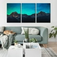 thumbnail image 2 of Hieng Natural Scenery Canvas Wall Art Print 3 Pieces Rural Landscape Field Painting Wall Decor for Living Room Home Decoration Gallery Wrapped Posters Prints Framed Ready to Hang - 12"x16"x3 Panels, 2 of 5