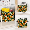 thumbnail image 7 of RATGDN Collapsible Fabric Cube Storage Bin with Double Handles for Living Room Bedroom Office Black - Orange Juice Fruit, 7 of 7