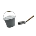 thumbnail image 2 of DOLITY Ash Bucket with Lid Essential Iron Fire Fireplace Wood 2pcs set, 2 of 8
