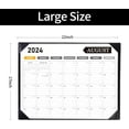 Desk Calendar 20242025 Large 22x17, Calendar with Desk Protecting Pad