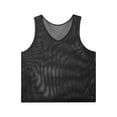thumbnail image 7 of YONGHS Men's Mesh See Through Fishnet Muscle Tank Top Sleeveless Workout T-Shirt Night Club Tops Clubwear Black L, 7 of 7