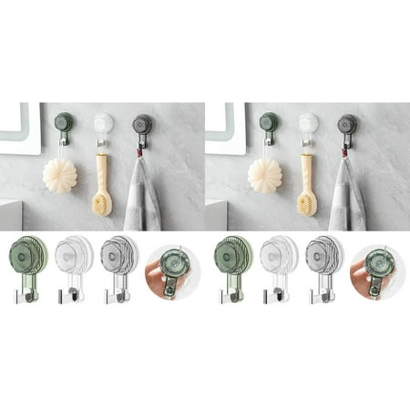 

2PCS NGHnuifg Rotating Suction Cup Hook Bathroom Door No Vacuum No Punching Large Hook Bathroom Towel Clothing Hook Ceiling Hooks for Lights Nails Hardware Sunflower Towel *2PCS