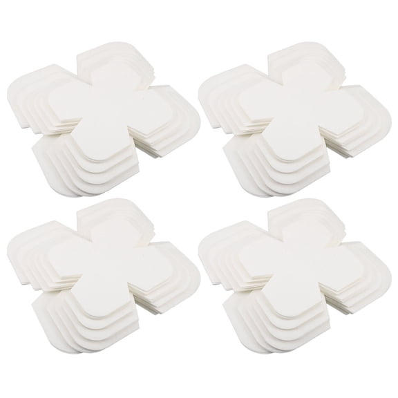 YUNLIGHTS Heat Insulating White Quilt Batting, Soft Fabric for DIY Bowl Cozy, 36Pcs