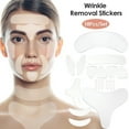 thumbnail image 1 of 18 Pcs Autocollants Réutilisables en Silicone pour Enlever les Plis Anti-Rides Visage Cou Front Oeil Joue Autocollant Coussinet Lignes Enlèvement Visage Oeil Patchs Lifting du Visage Patch de Soins Anti-âge Outils de Beauté, 1 of 7