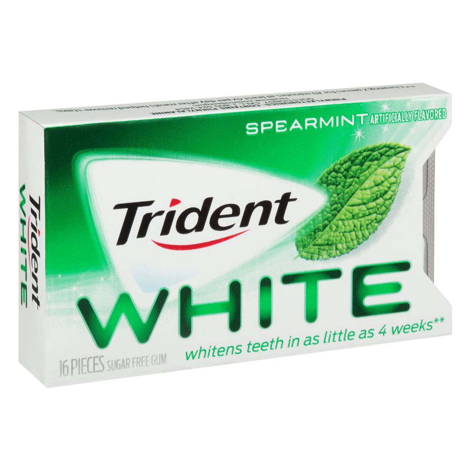 Trident White Dual Pack Sugar Free Gum Spearmint Artificially Flavored - 12 Pack - image 2 of 3