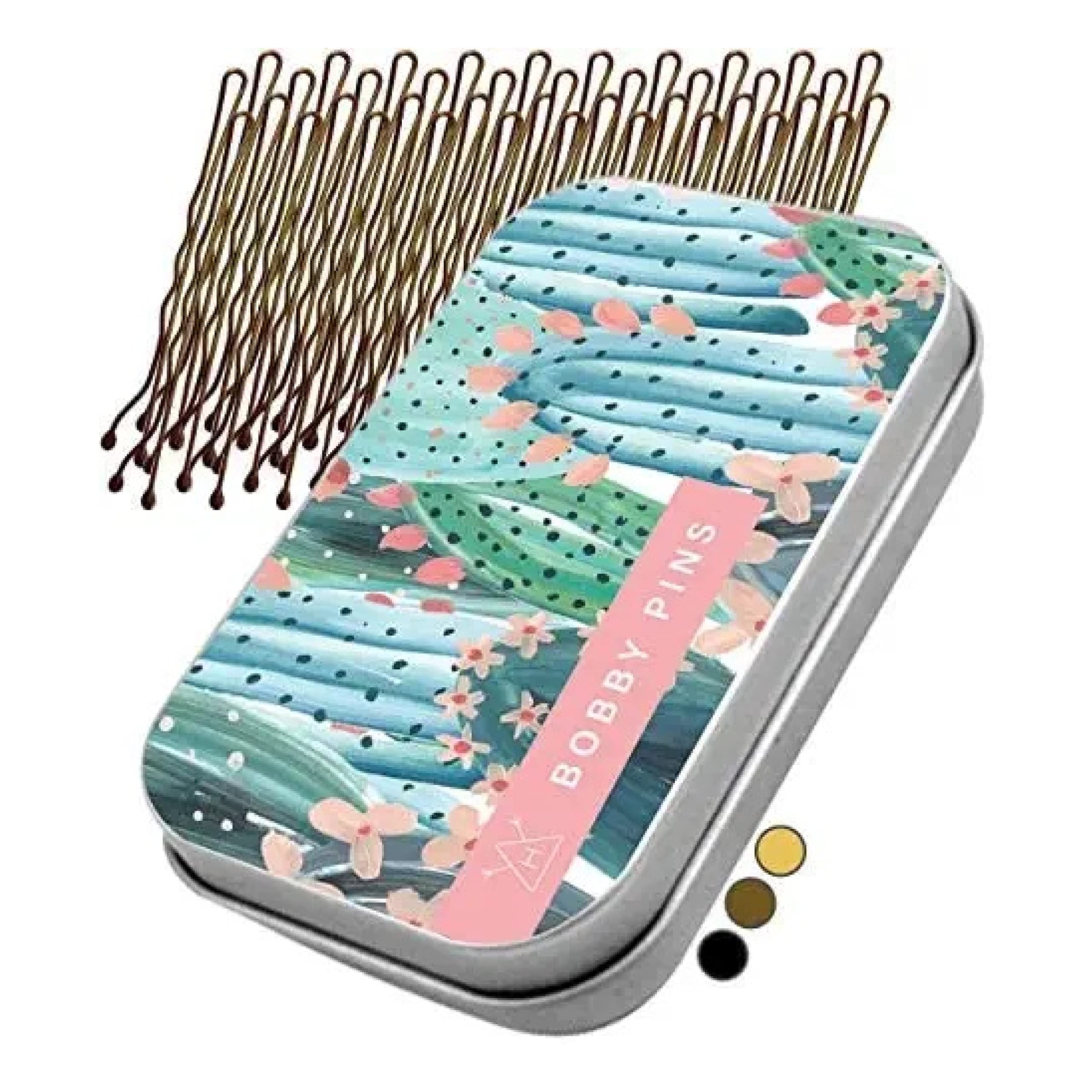 Hawwwy Bulk Bobby Pins Black 300 Count + FREE case