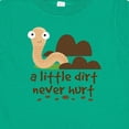 thumbnail image 4 of Inktastic Funny Dirt Never Hurt Boys Earthworm Boys Baby T-Shirt, 4 of 5