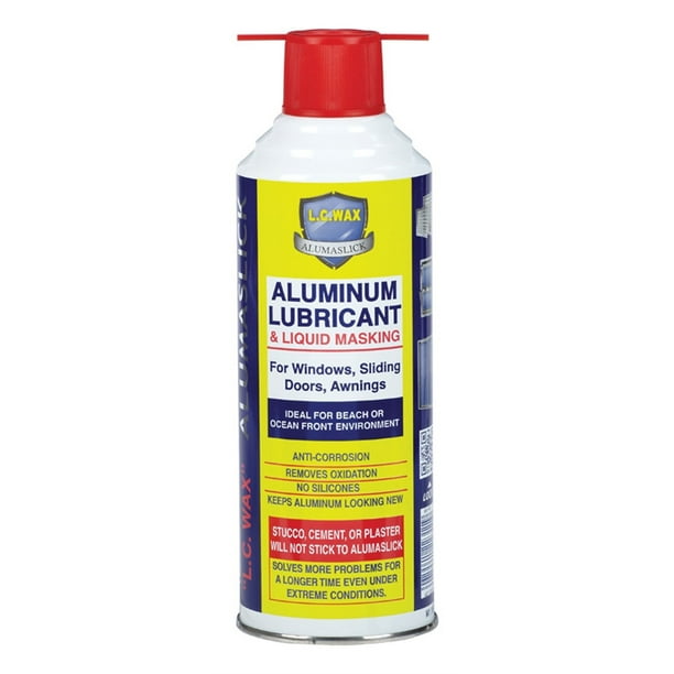 L C Wax Aluminum Lubricant And Liquid Masking 12 Oz Com L C Wax Aluminum Lubricant And Liquid, Non Stick Lubricant For Sliding Doors