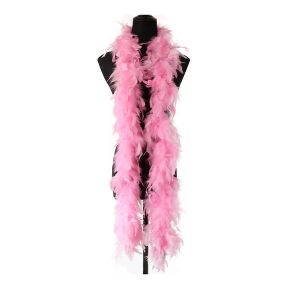 Firefly Hope 2 Yards Feather Scarf, DIY Crafts & Costume Accessory for Party, Dancing, Wedding, Festival & Home Decor, Pink