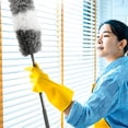thumbnail image 6 of 7 Pieces Feather Duster with extension pole and telescopic rod for home, high ceilings and window cleaning, 6 of 7