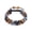 Obsidian Tiger Eye, variant on 16mm Adjustable Bracelet Gemstone Layered Healing Lapis Lazuli T73