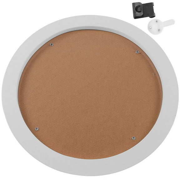 SEWOART White Acrylic Round Embroidery Frame for Home Decor Photo Display